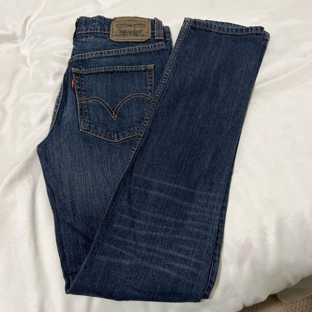 Levi's 510 Super Skinny Jeans Mens 31x32 (measure 29x32) Blue Denim Stretch